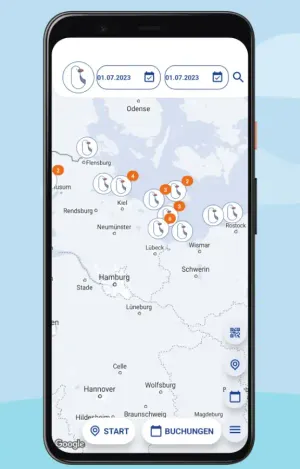 Beach Butler feature showing beach-related services and amenities