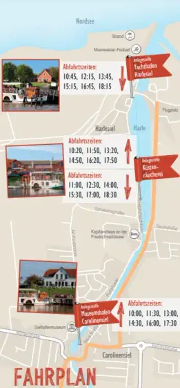 Concordia feature interface showing local attractions