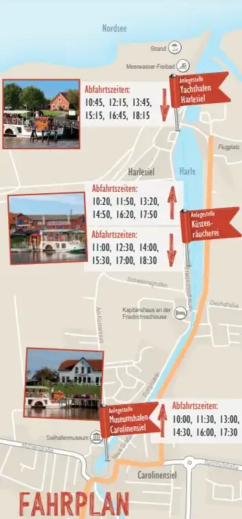 Concordia feature interface showing local attractions