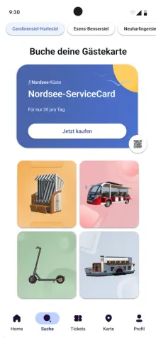 Grid layout interface