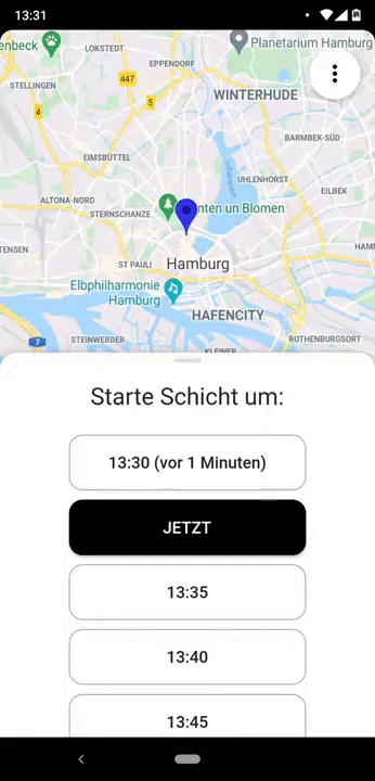 tertiary image of riders' app on phone