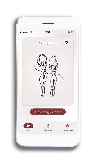 Moonpoints daily check-in view